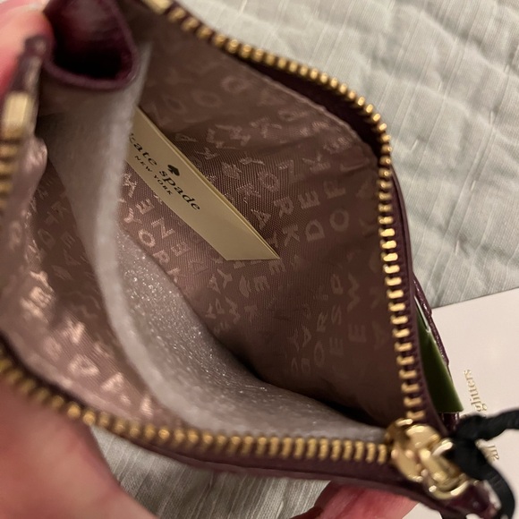 Kate Spade Plum Glitter Bitsy Cardholder - Picture 3 of 5